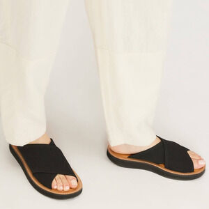 Everlane The ReKnit City Platform Sandal NEW in Black Women's Size 10